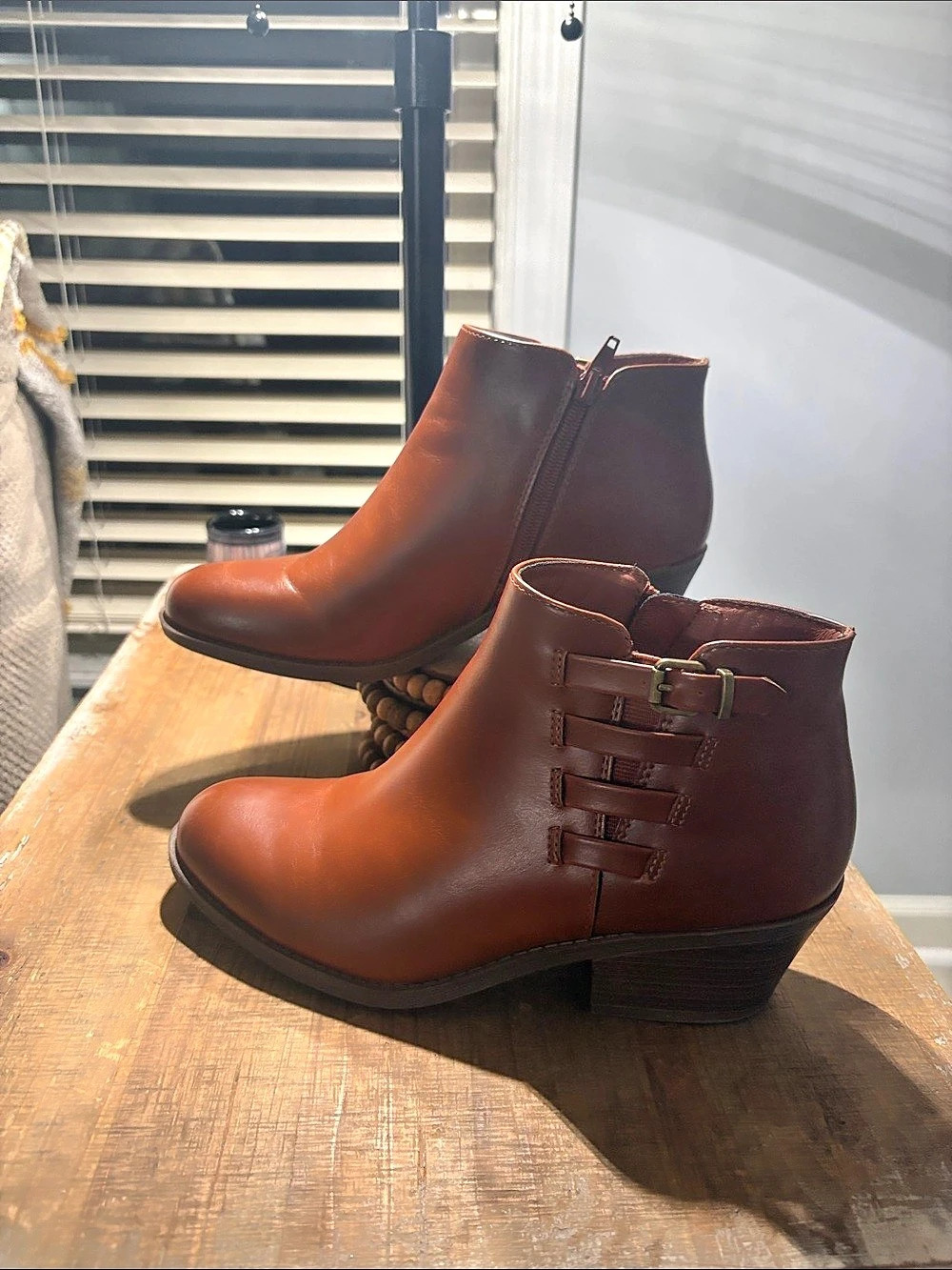 Frye Boden Leather Ankle Boots in Brown